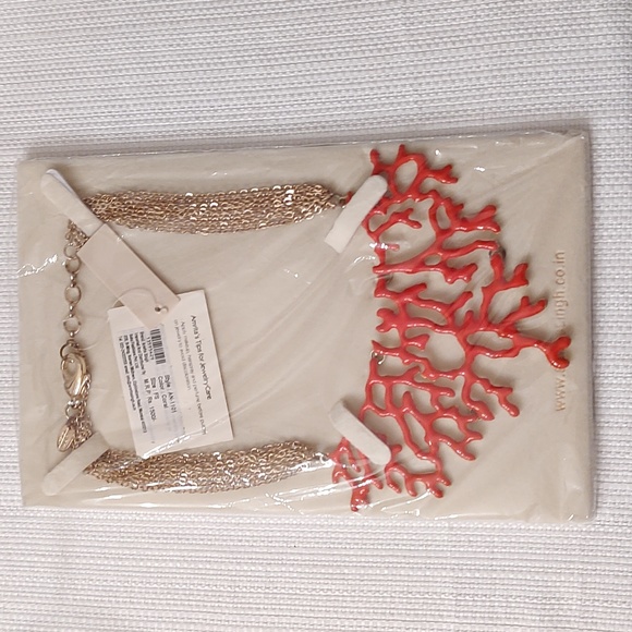 Amrita Singh Coral Necklace - Picture 1 of 3